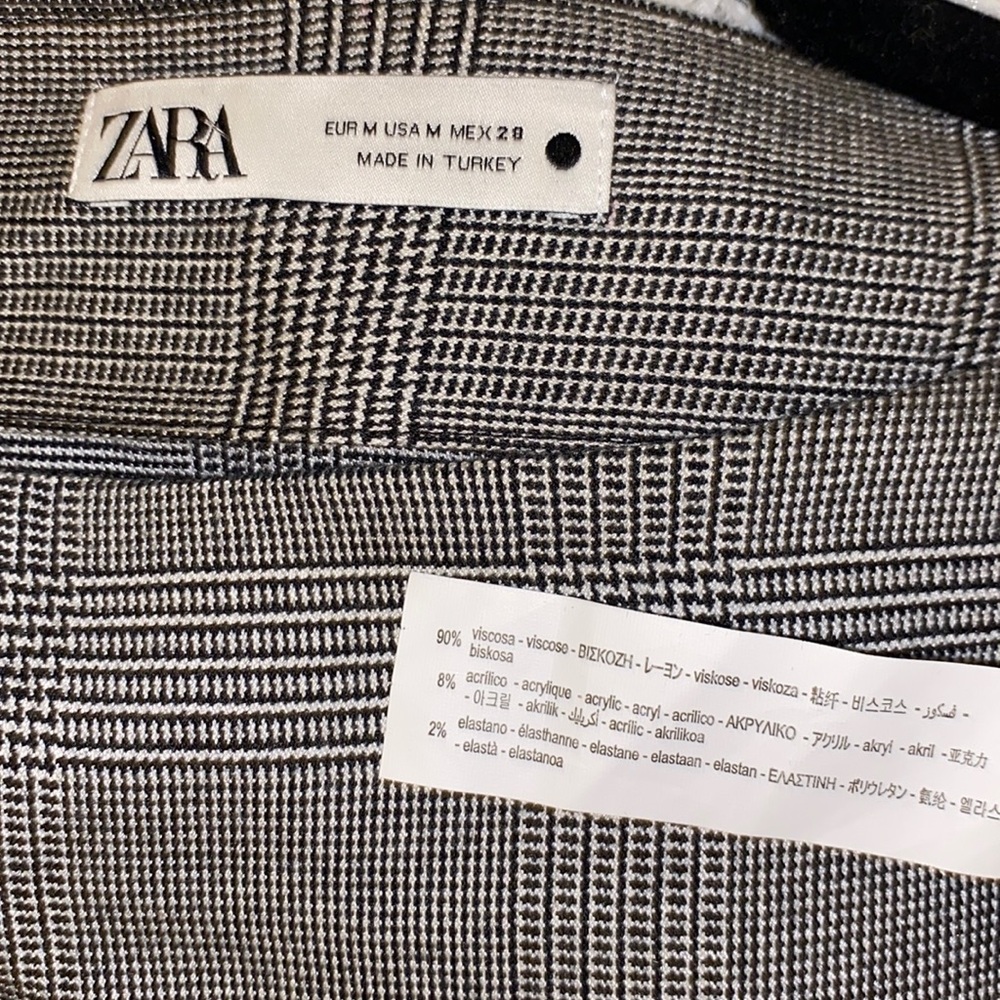 Zara Houndstooth Top - Picture 4 of 9